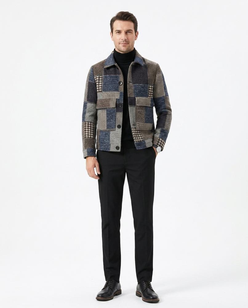Nord Wear - Rotut | Patchwork Structured Jacket Men
