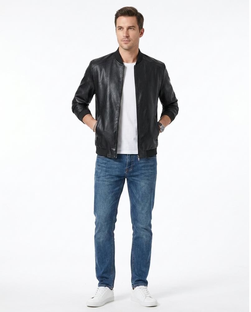 Nord Wear - Eohot | Faux Leather Lined Jacket Men