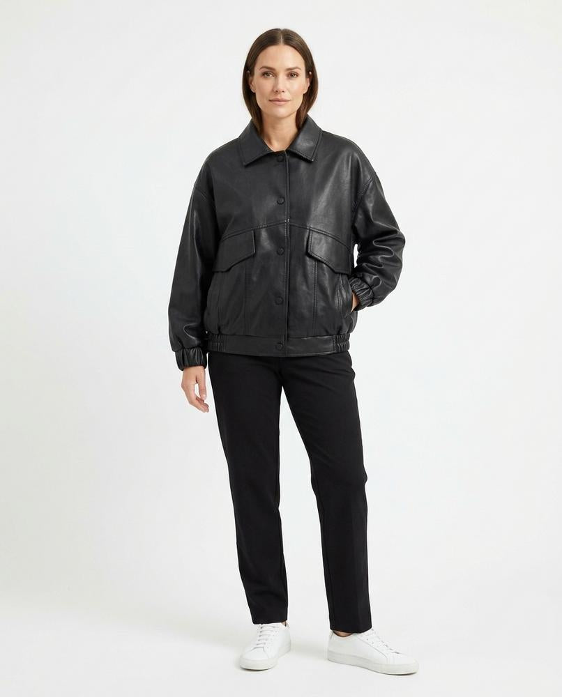 Nord Wear - Relam | Faux Leather Blouson Jacket Women