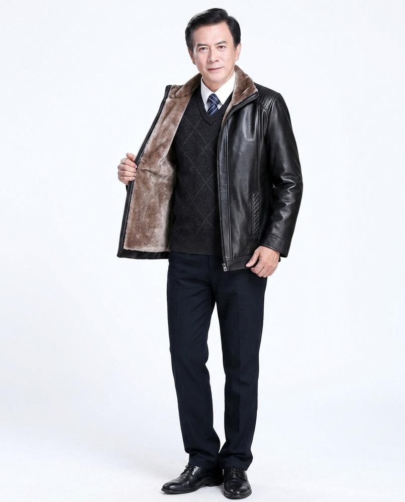 Nord Wear - Nowen | Lined Faux-Leather Jacket Men
