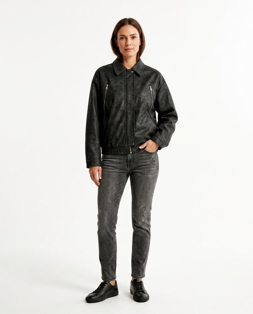 Nord Wear - Dehan | Washed-Look Zippered Jacket Women
