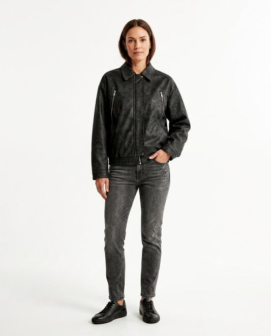 Nord Wear - Dehan | Washed-Look Zippered Jacket Women