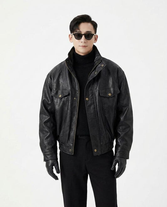 Nord Wear - Eesas | Horsehide Relaxed-Fit Leather Jacket Men