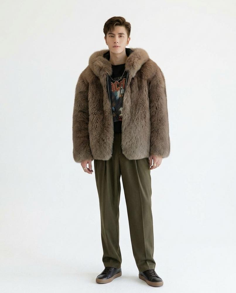 Nord Wear - Suvom | Hooded Furry Jacket Men