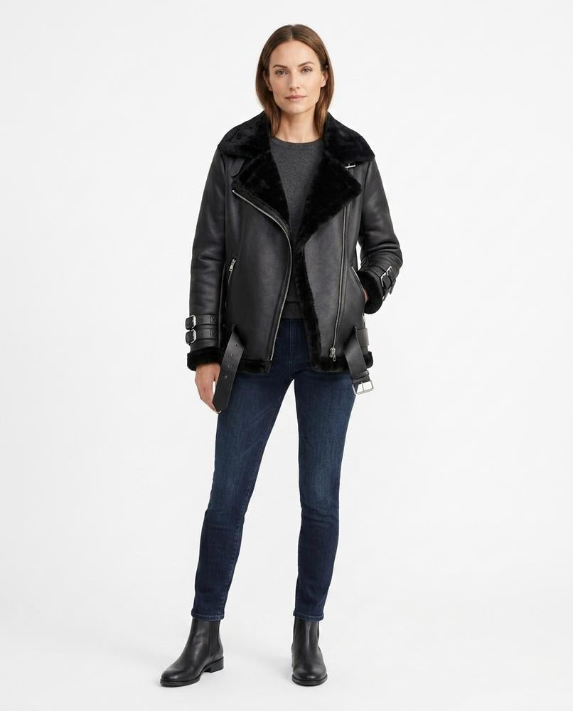 Nord Wear - Valol | Shearling-Lined Belted Jacket Women