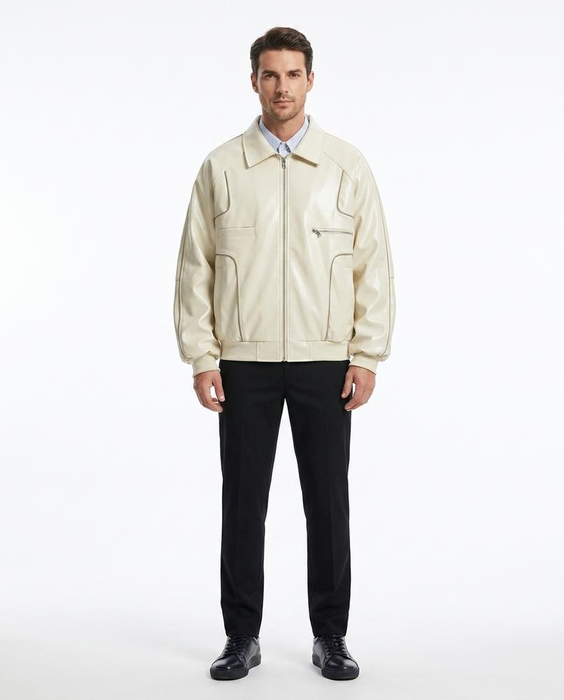 Nord Wear - Rapil | Faux Leather Zip-Up Jacket Men