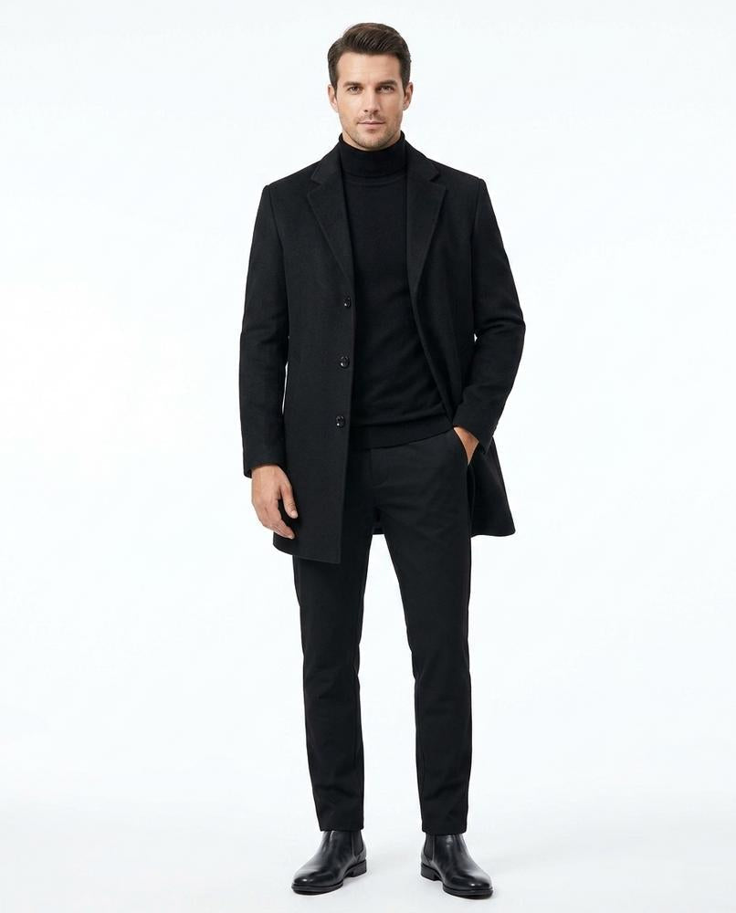 Nord Wear - Zilel | Single-Breasted Wool Coat Men