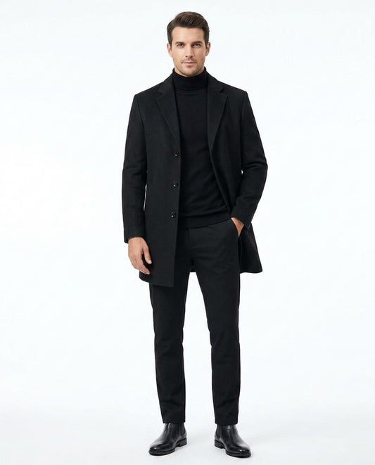Nord Wear - Zilel | Single-Breasted Wool Coat Men