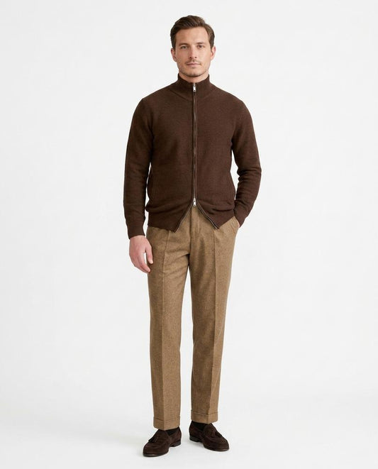 Nord Wear - Nibuv | Zip-Up Slim-Fit Knit Cardigan Men