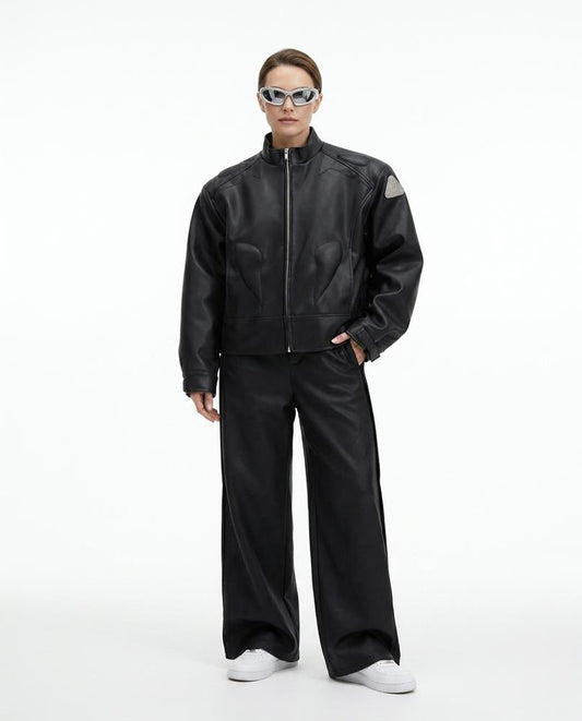 Nord Wear - Duvet | Faux Leather Zip-Up Jacket Unisex