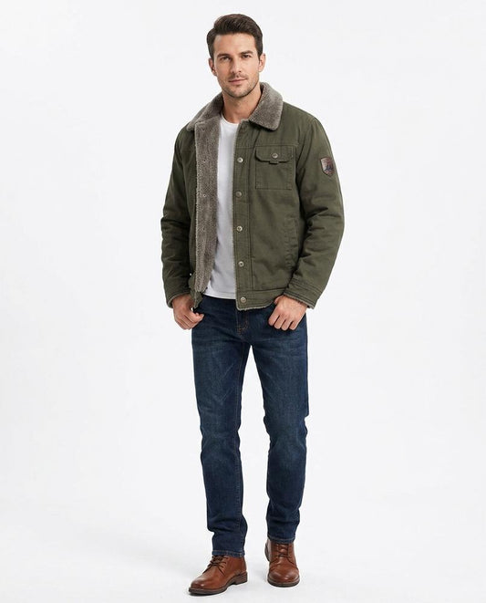 Nord Wear - Tupat | Shearling-Collar Button-Up Jacket Men