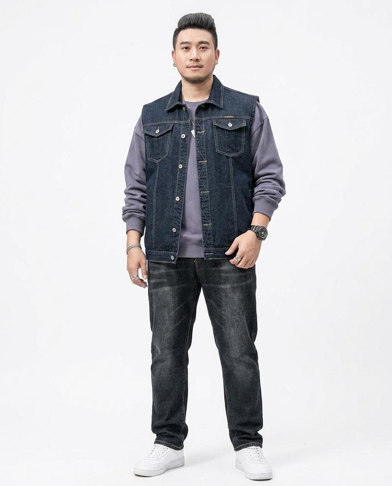 Nord Wear - Divam | Denim Button-Front Vest Men