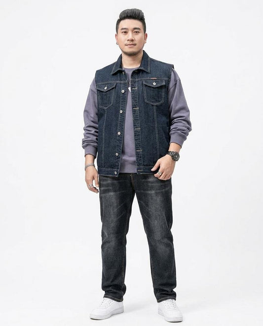 Nord Wear - Divam | Denim Button-Front Vest Men