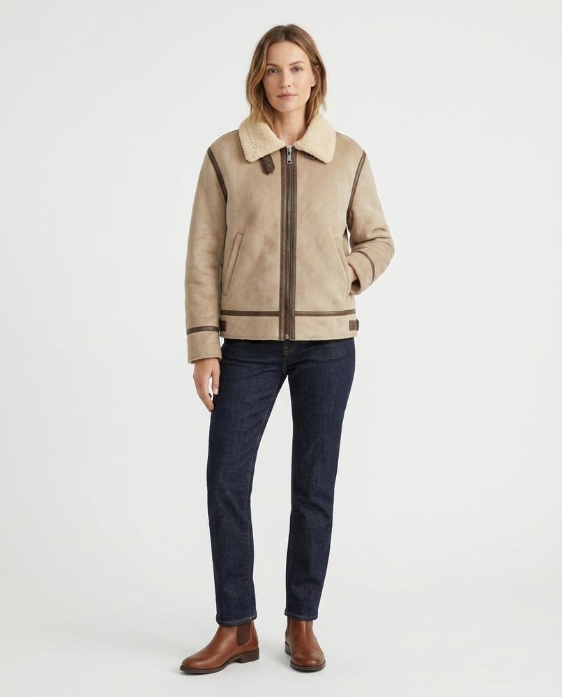 Nord Wear - Ruwad | Shearling-Lined Zip-Up Jacket Women