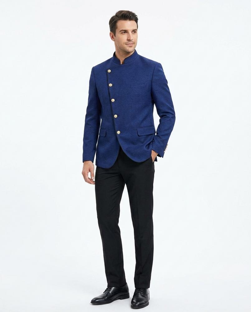 Nord Wear - Meman | Asymmetric Mandarin Collar Suit Men