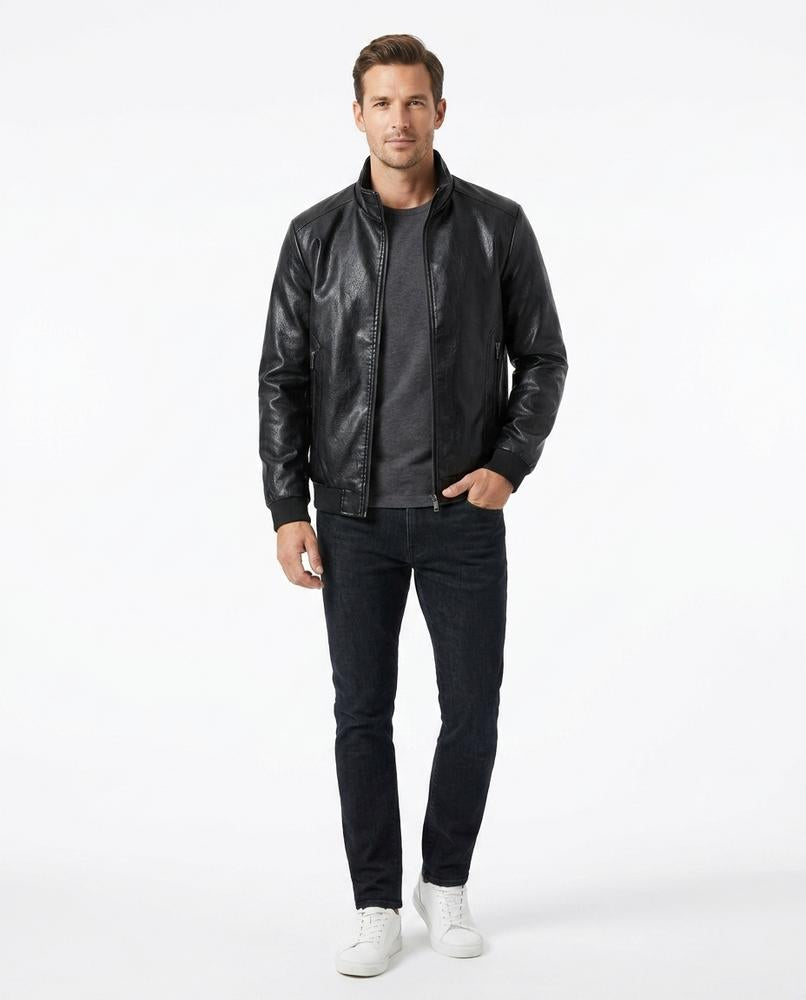 Nord Wear - Kelav | Lined Faux-Leather Jacket Men