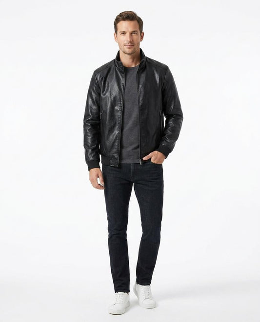 Nord Wear - Kelav | Lined Faux-Leather Jacket Men