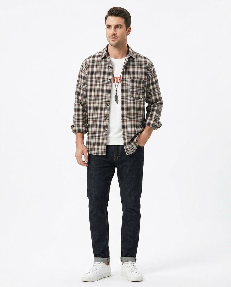 Nord Wear - Renuv | Plaid Long-Sleeved Shirt Men