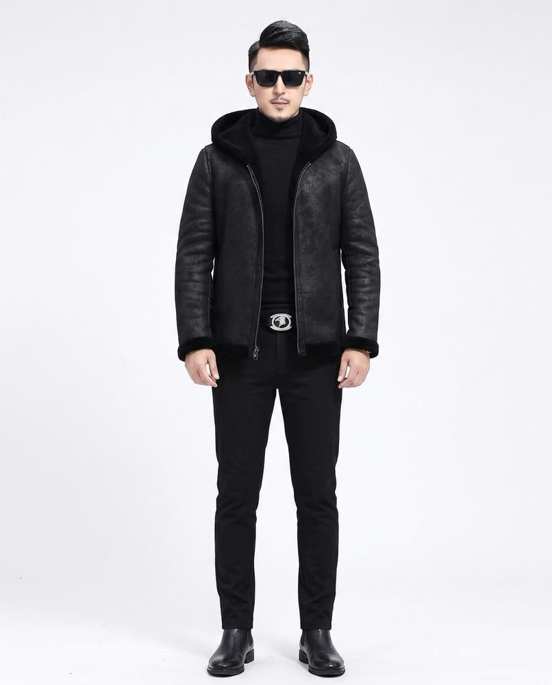 Nord Wear - Nelis | Hooded Shearling-Lined Jacket Men