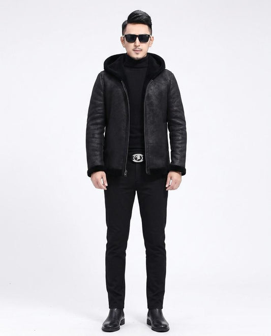 Nord Wear - Nelis | Hooded Shearling-Lined Jacket Men