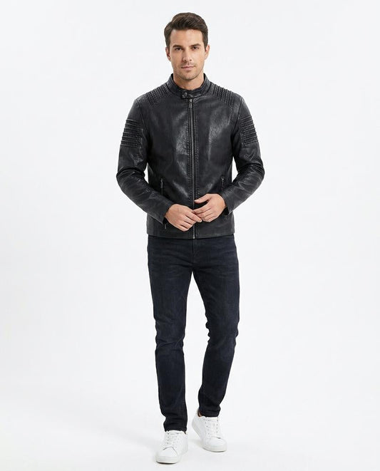 Nord Wear - Lavil | Quilted Faux-Leather Jacket Men