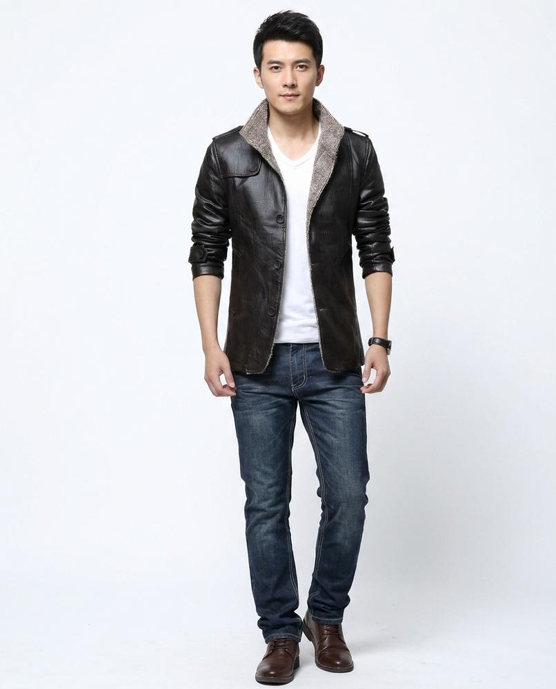 Nord Wear - Suval | Lined Button-Up Leather Jacket Men