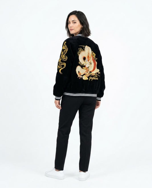 Nord Wear - Motot | Velvet Embroidered Jacket Unisex