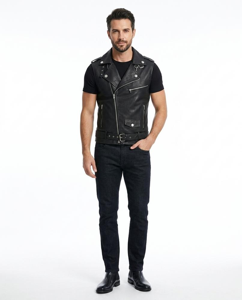 Nord Wear - Vuman | Asymmetrical Belted Vest Men