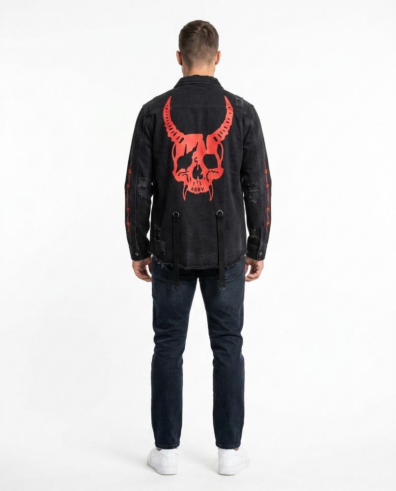 Nord Wear - Nepiv | Graphic Distressed Denim Jacket Men