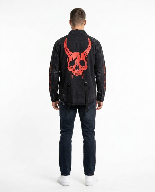 Nord Wear - Nepiv | Graphic Distressed Denim Jacket Men