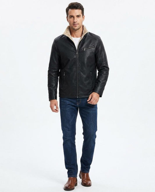 Nord Wear - Vapad | Lined Faux Leather Jacket Men