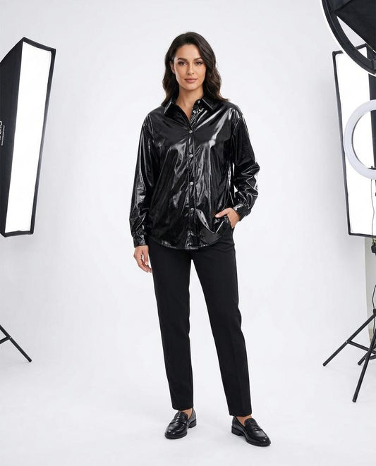 Nord Wear - Sisak | High-Shine Button-Down Shirt Women