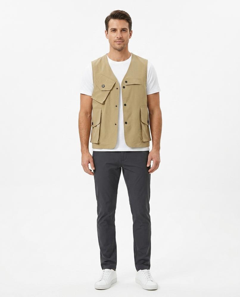 Nord Wear - Eewum | Multi-Pocket Button-Front Vest Men