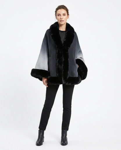 Nord Wear - Rezur | Ombré Fur-Trimmed Coat Women