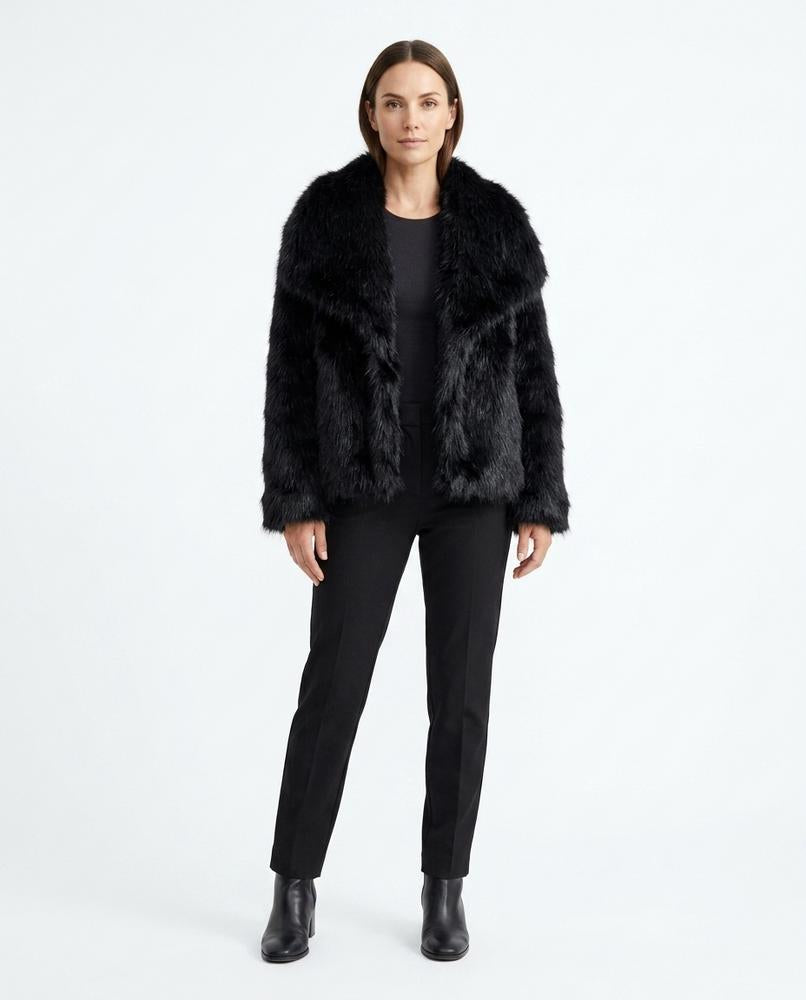Nord Wear - Mumul | Faux Fur Lapel Collar Jacket Women