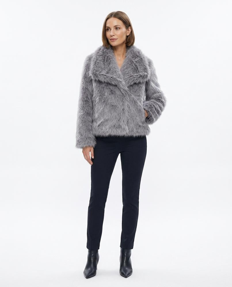 Nord Wear - Mumul | Faux Fur Lapel Collar Jacket Women