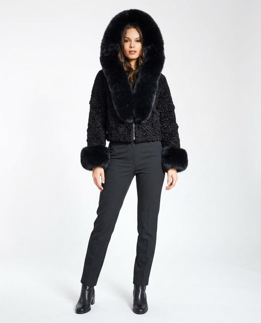 Nord Wear - Yawod | Faux Fur-Trimmed Textured Jacket Women