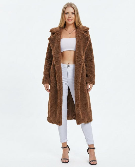 Nord Wear - Ailas | Longline Teddy-Fleece Coat Women