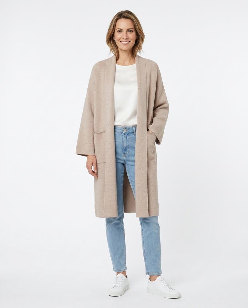 Nord Wear - Zutat | Open-Front Longline Knit Cardigan Women