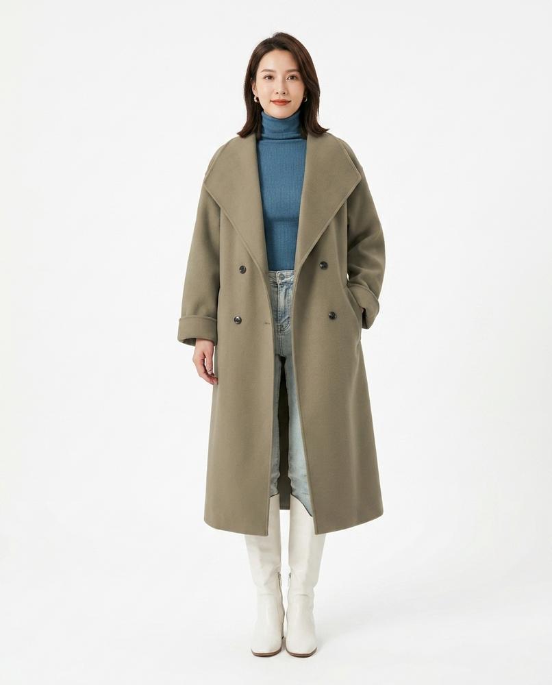 Nord Wear - Eawin | Belted Wool Coat Women