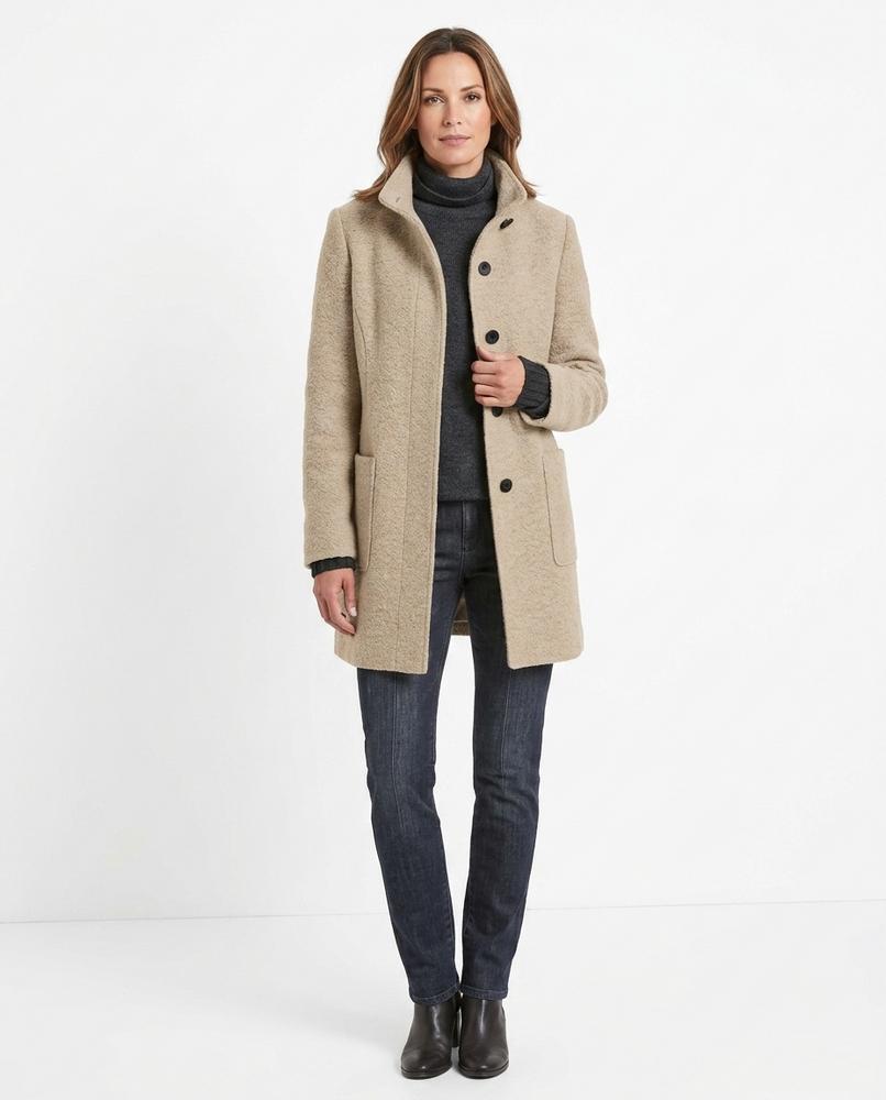 Nord Wear - Diten | Single-Breasted Textured Coat Women