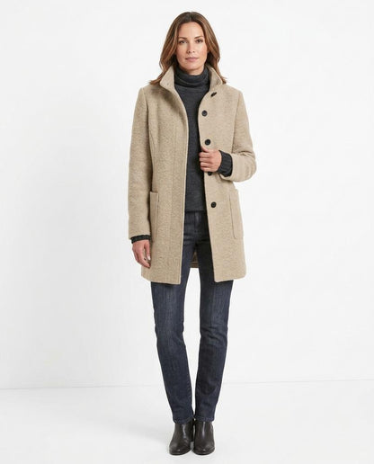 Nord Wear - Diten | Single-Breasted Textured Coat Women