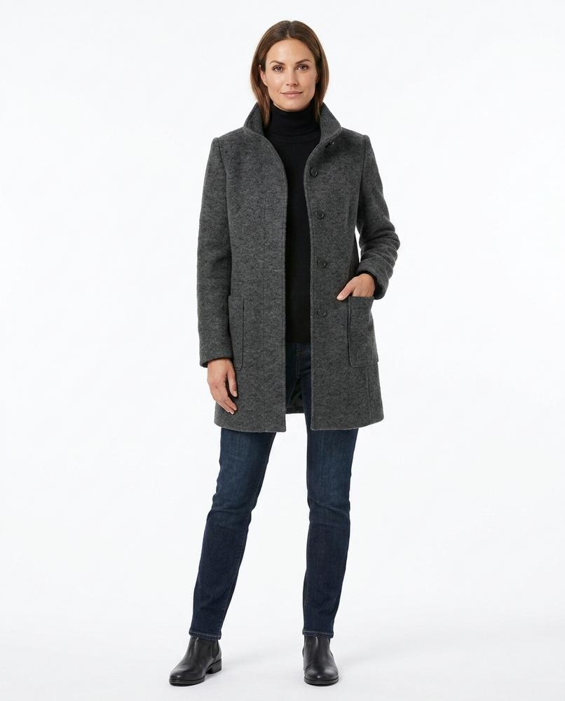 Nord Wear - Diten | Single-Breasted Textured Coat Women