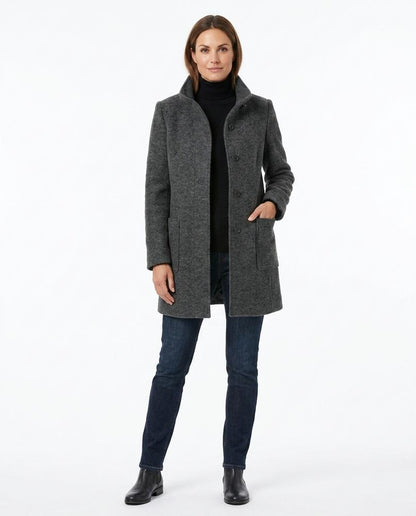 Nord Wear - Diten | Single-Breasted Textured Coat Women