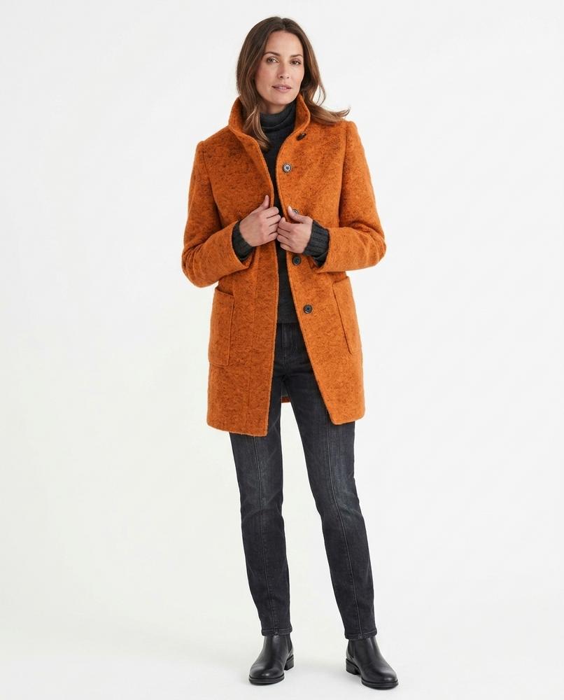 Nord Wear - Diten | Single-Breasted Textured Coat Women