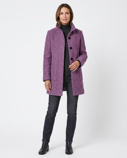 Nord Wear - Diten | Single-Breasted Textured Coat Women