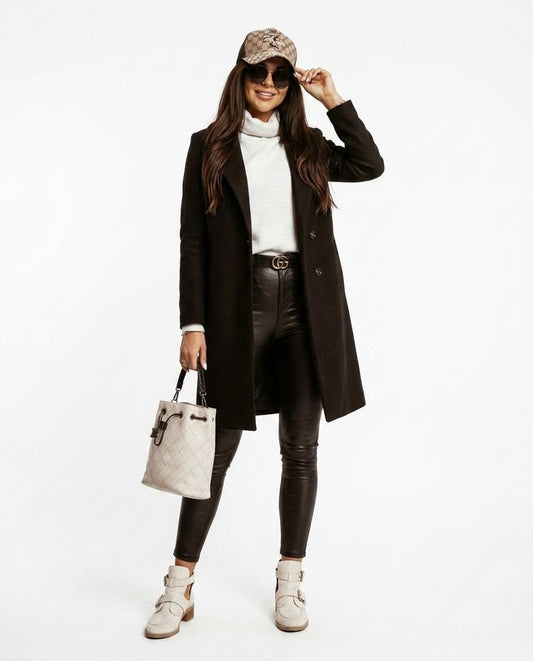 Nord Wear - Taher | Single-Breasted Notched Lapel Coat Women