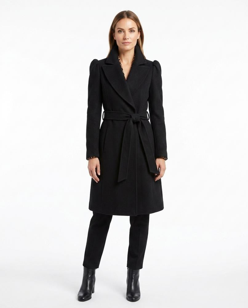 Nord Wear - Tapar | Belted Shawl Collar Coat Women