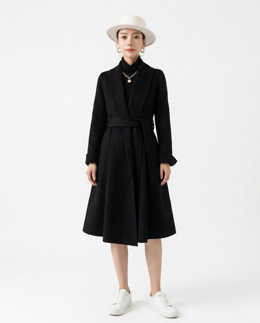 Nord Wear - Mogar | Belted Flared Coat Women