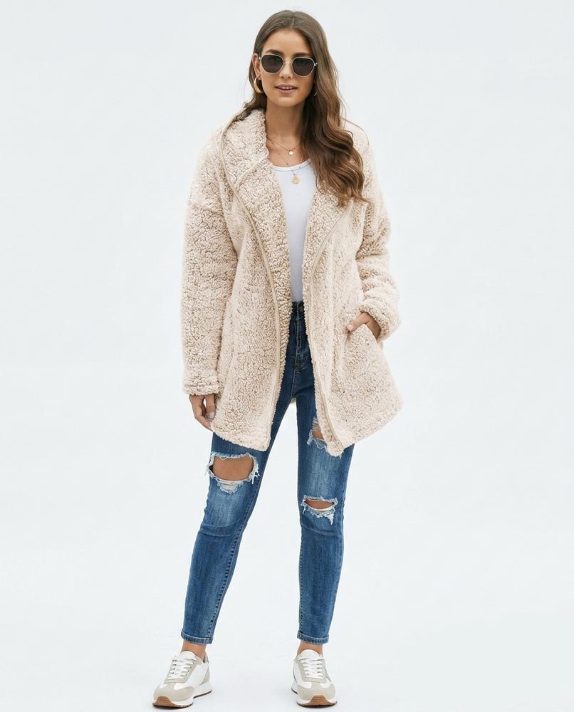 Nord Wear - Sepir | Fleece Asymmetrical Coat Women